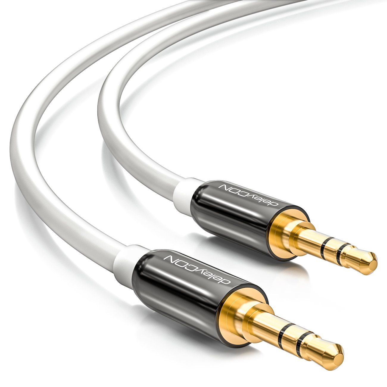 M Aux Kabel Mm Stereo Klinken Audio Kabel Klinke Stecker Pc Tv Hifi