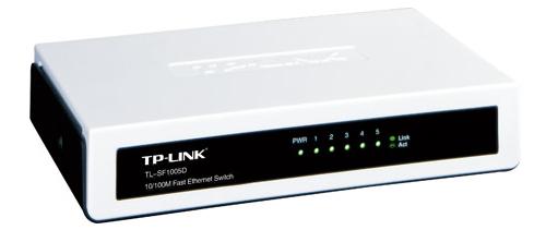 TP-LINK® - 5-Port Switch / Netzwerk LAN HUB / 10/100M